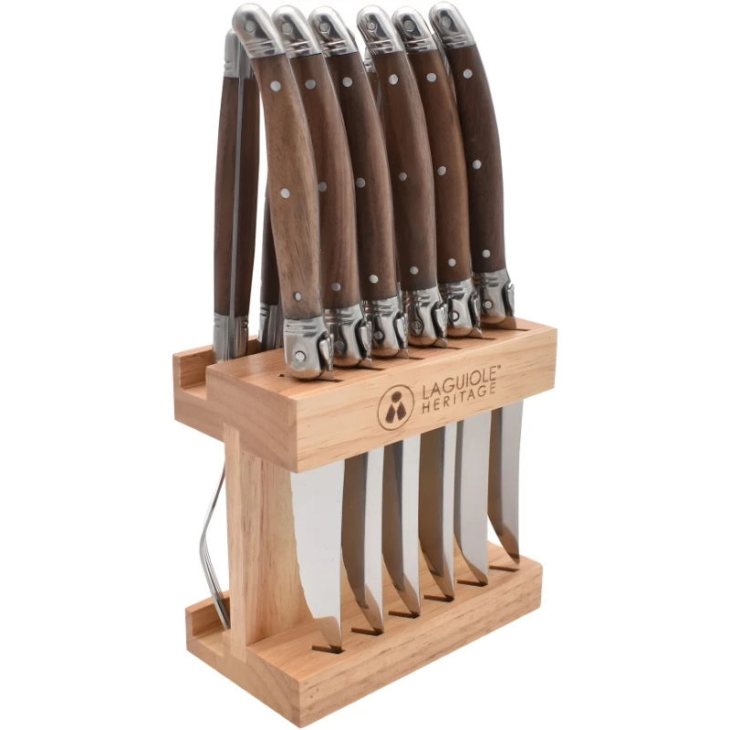 Laguiole Heritage Besteckset aus Walnussholz – 12-teilig 40271003 by Laguiole color Bruin