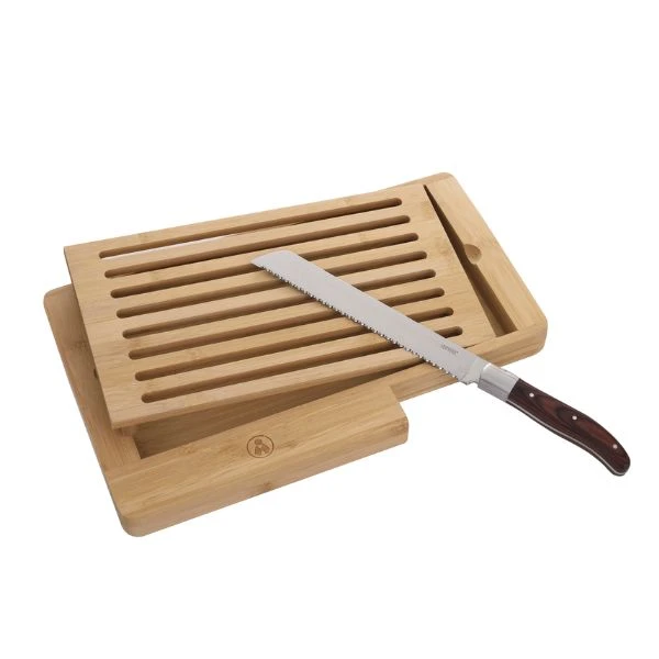 Laguiole Heritage Bambus Schneidebrett mit Messer 40273008 by Laguiole color Svart