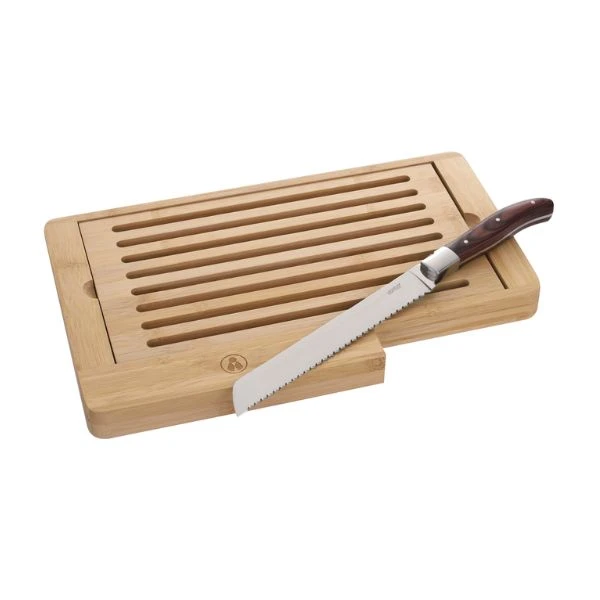 Laguiole Heritage Bambus Schneidebrett mit Messer 40273008 by Laguiole color Svart