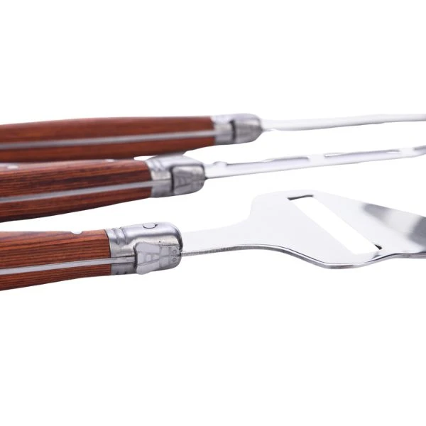 LG Heritage Käsemesser-Set 3 Messer Pakkawood 40273020 by Laguiole color Svart