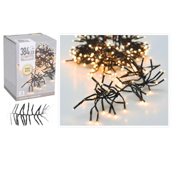 Cluster-Lichterkette 384 LED Warmweiß AX8550110 by Koop color Vit