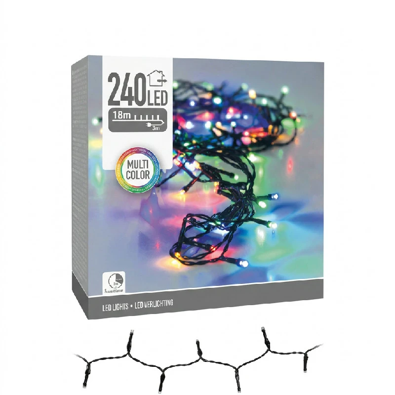 LED-Lichterkette bunt für außen – 240 LEDs AX8452040 by Koop color Färgad