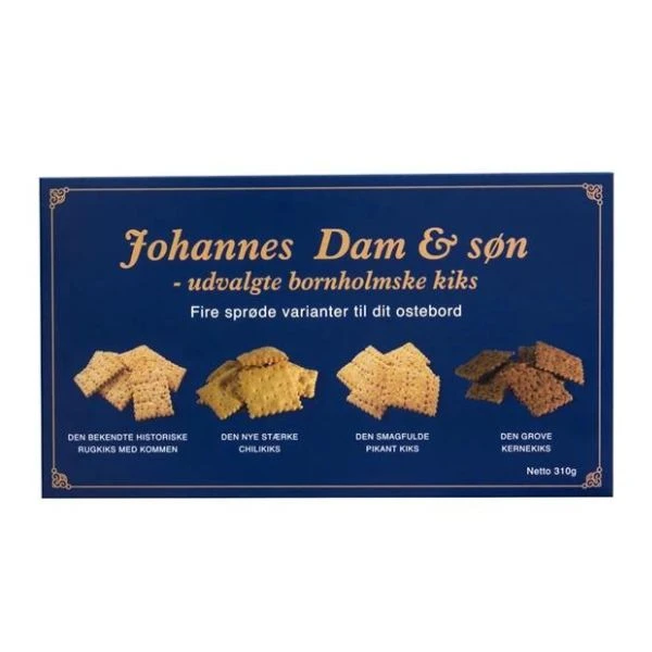 Käsecracker gemischt - Johannes Dam & Søn 310g 363334 by Johannes Dam & Søn color Svart