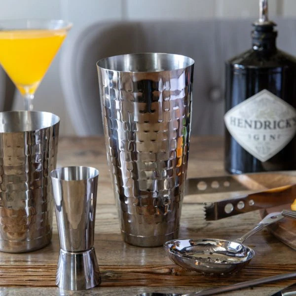 BarCraft Boston Shaker Cocktail-Set 8-teilig Silber BCBARSET8PC by BarCraft color Svart