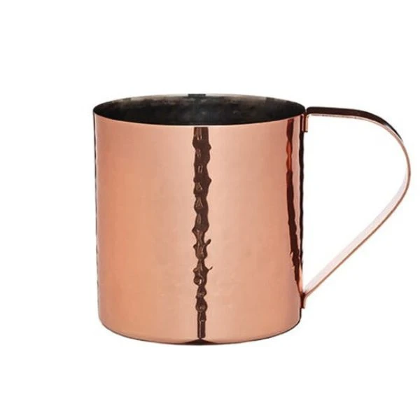 Moscow Mule Becher 550ml gehämmertes Kupfer Barcraft BCLLMULE by BarCraft color Svart
