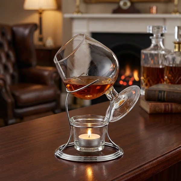 BarCraft Brandy- & Cognac-Wärmer Geschenkset BCBWARMER by BarCraft color Svart