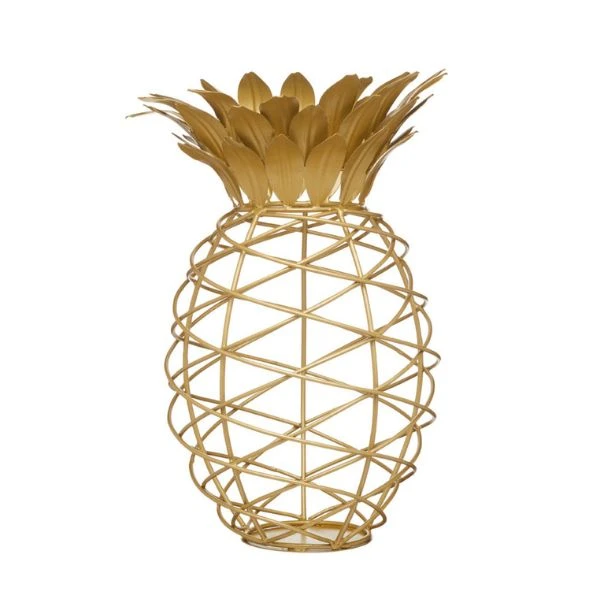 BarCraft Ananas-Korkenhalter Mattgold BCCORKHOLDER by BarCraft color Svart