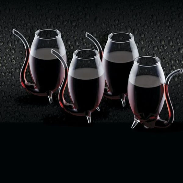 BarCraft Portweinpfeifen 4er-Set Glas BCPORT4PC by BarCraft color Svart