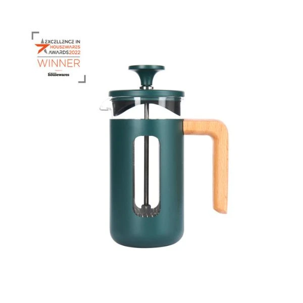La Cafetière Pisa French Press 3 Tassen Grün mit Holzgriff LCPISA3CPGRNW by La Cafetière color Svart