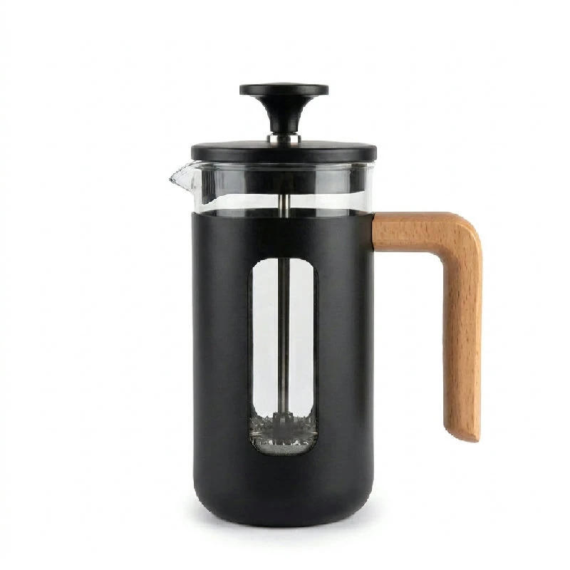 Pisa Kaffeebereiter 3 Tassen Schwarz mit Holzgriff La Cafetière LCPISA3CPBLKW by La Cafetière color Svart