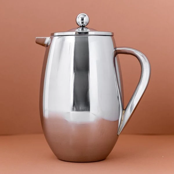 French Press 8 Tassen doppelwandig Edelstahl La Cafetière LCDBLSS8CUP by La Cafetière color Svart