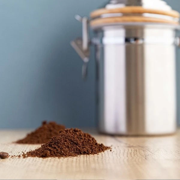 Manuelle Kaffeemühle und Kaffeedose Edelstahl – La Cafetière LCGRINDSS by La Cafetière color Svart