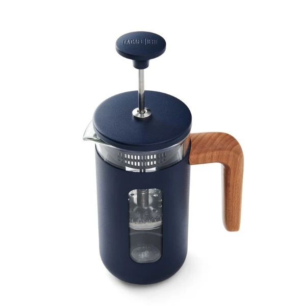 Pisa Kaffeebereiter French Press 3 Tassen Navy Holzgriff La Cafetière LCPISA3CPNVY by La Cafetière color Svart