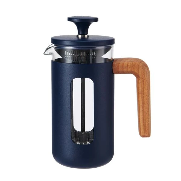 Pisa Kaffeebereiter French Press 3 Tassen Navy Holzgriff La Cafetière LCPISA3CPNVY by La Cafetière color Svart