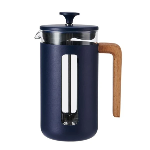 La Cafetière Pisa Kaffeebereiter 8 Tassen Navy Holzgriff LCPISA8CPNVY by La Cafetière color Svart