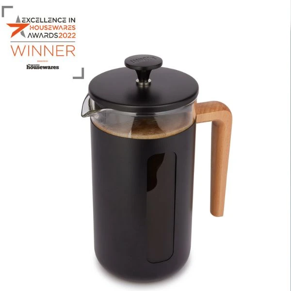 Pisa Kaffeebereiter 8 Tassen schwarzer Holzgriff La Cafetière LCPISA8CPBLKW by La Cafetière color Svart