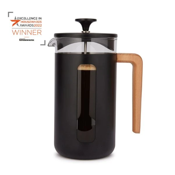 Pisa Kaffeebereiter 8 Tassen schwarzer Holzgriff La Cafetière LCPISA8CPBLKW by La Cafetière color Svart