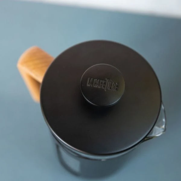 Pisa Kaffeebereiter 8 Tassen schwarzer Holzgriff La Cafetière LCPISA8CPBLKW by La Cafetière color Svart
