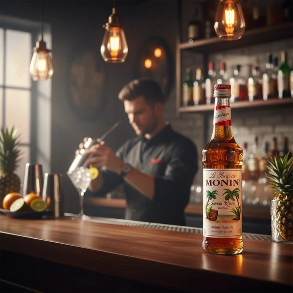 Monin Sirup Karibischer Rum / Karibischer Rum FL 70 50000094 by MONIN color Svart