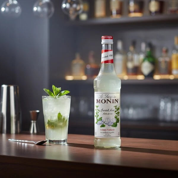 Monin Frosted Mint Sirup FL 70 50000017 by MONIN color Svart