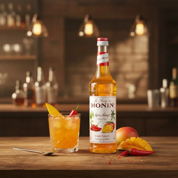 Monin Würziger Mango Sirup FL 70 50000074 by MONIN color Svart
