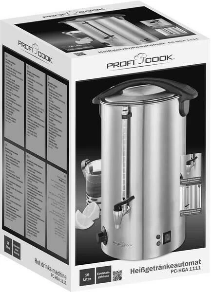 Heißgetränkespender 16 ltr. - Profi Cook 501111PC by Profi Cook color Svart