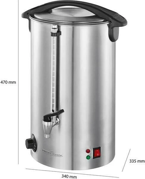 Heißgetränkespender 16 ltr. - Profi Cook 501111PC by Profi Cook color Svart