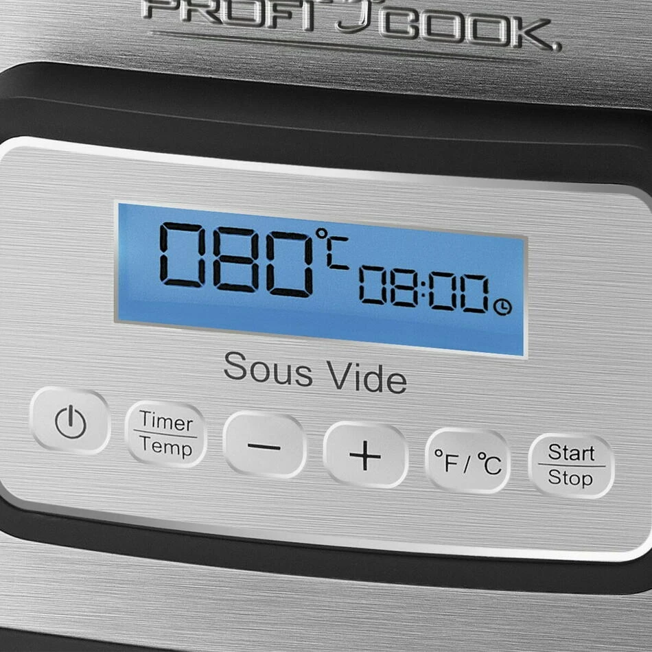 Sous-Vide-Garer – Profi Cook 8 L 501112PC by Profi Cook color Svart