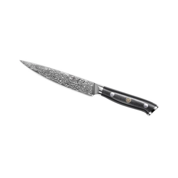 Damascus By Hâws Allzweckmesser 23,6 cm 30-DHB013 by Damascus by Hâws color Silver/brun