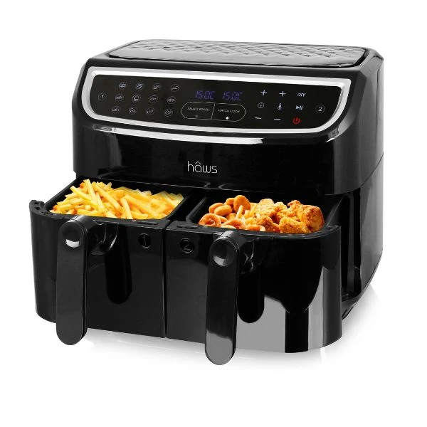 Hâws Sejerø 2.0 Double AirFryer 2x 4,5L 2400W PFAS-freie Beschichtung 30-AFRY30900 by Hâws color Svart