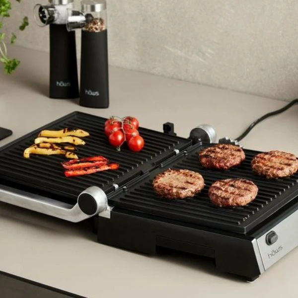 Hâws BPG212000W Møn Proff Tisch- & Paninigrill 2000W 30-BPG212000W by Hâws color Svart