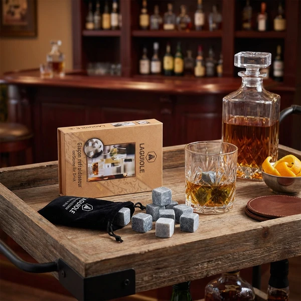 LAGUIOLE Kühlsteine für Drinks & Whisky 40268870 by Laguiole color Svart