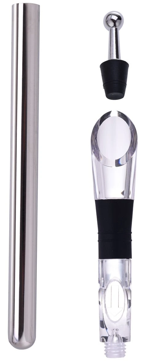 LAGUIOLE Weinkühlstab aus Edelstahl 40268876 by Laguiole color Svart