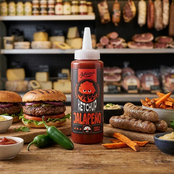 Johnny's Buddies Jalapeño Ketchup 255ml 580271 by Deli Drengene color Svart