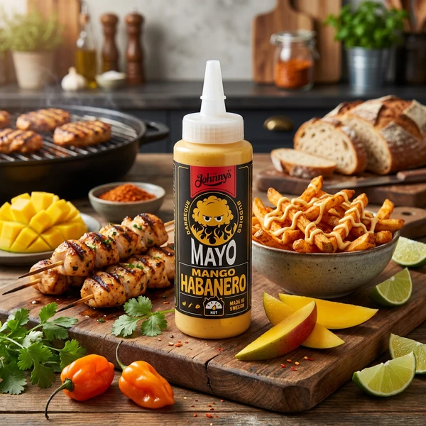 Johnny's Buddies Mango habanero mayo 255ml 580273 by Deli Drengene color Svart