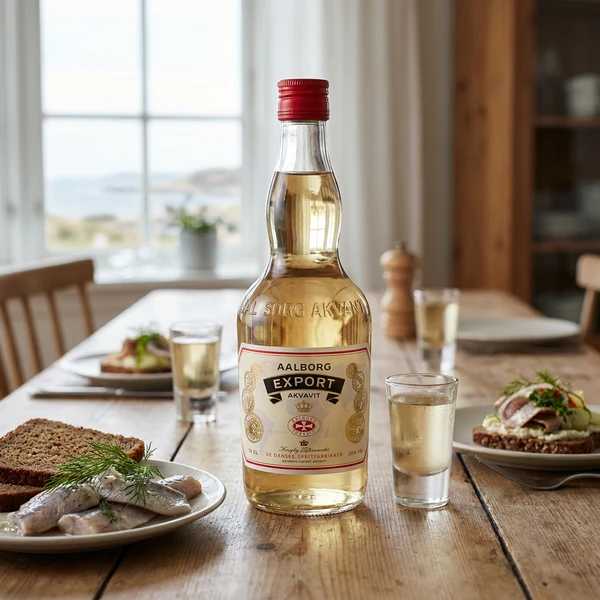 Aalborg Export Akvavit FL 70 cl. 205795 by AALBORG color Svart