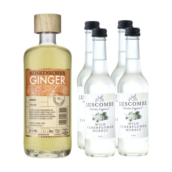 Ingwer & Holunderblüte - Cocktail des Monats Barlifepakke102 by KOSKENKORV color Svart