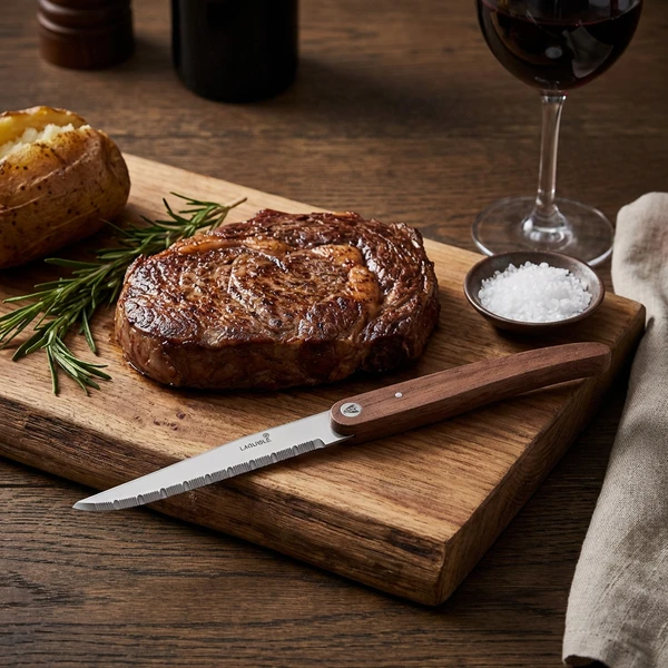 LAGUIOLE 6 Steakmesser in Holzbox 40268880 by Laguiole color Svart