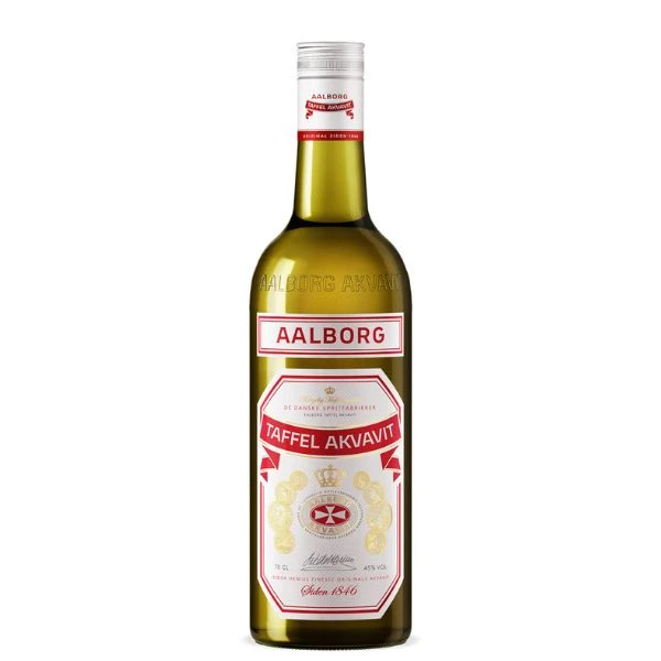 Aalborg Rød Taffel Akvavit FL 70 205750 by AALBORG color Svart