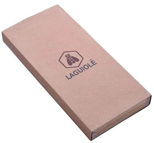 LAGUIOLE 6 Steakmesser in Holzbox 40268880 by Laguiole color Svart