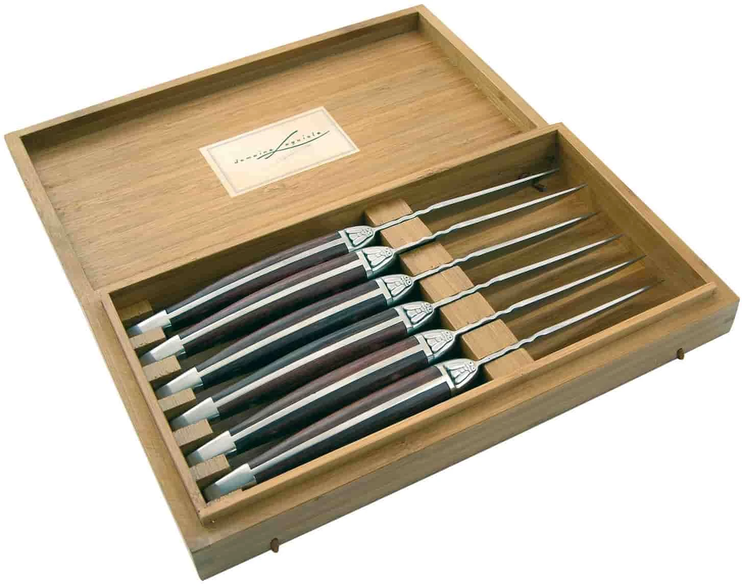 Laguiole Domaine Steakmesser – 6er-Set 40268532 by Laguiole color Svart