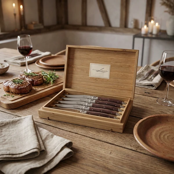 Laguiole Domaine Steakmesser – 6er-Set 40268532 by Laguiole color Svart
