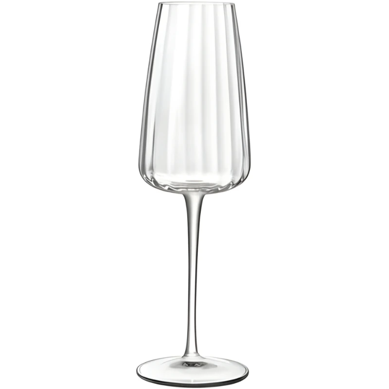 Luigi Bormioli Optica Champagnerglas 21 cl 94500140 by Luigi Borm color Svart