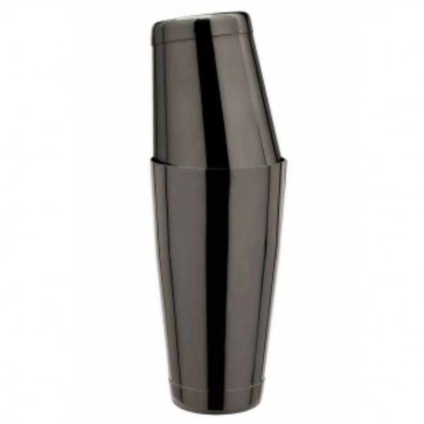 Boston Shaker Gunmetal 80/50 cl – Gunmetal Black 12871L by Fuchs Gastro color Gunmetal