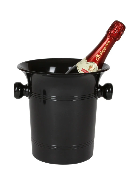 Weinkühler Kunststoff Schwarz – 3 Liter 4692 by Fuchs Gastro color Svart