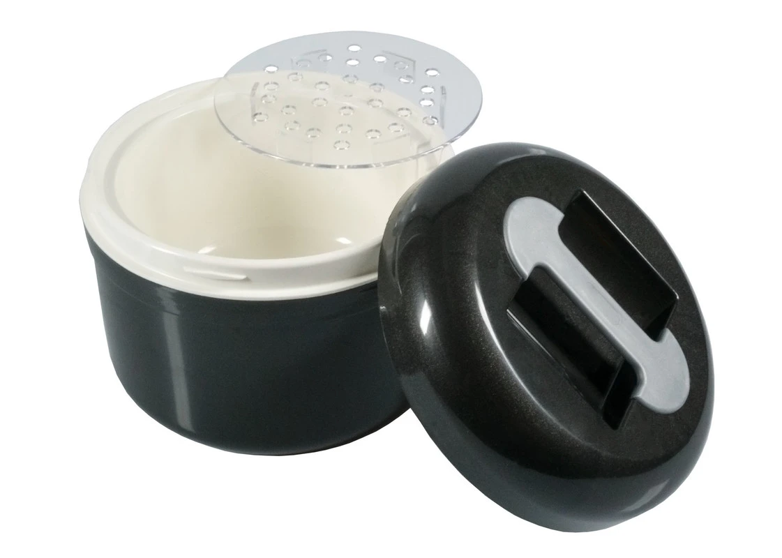 Eisbehälter 2,5 Liter Anthrazit - Kunststoff 4807 by Fuchs Gastro color Svart