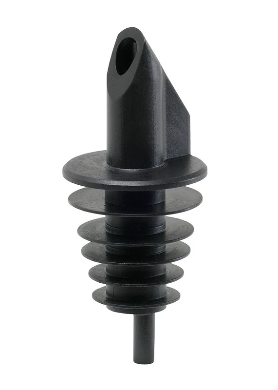 Schwarzer Flaschenausgießer – Free Flow 12 Stk. 422712 by Fuchs Gastro color Svart