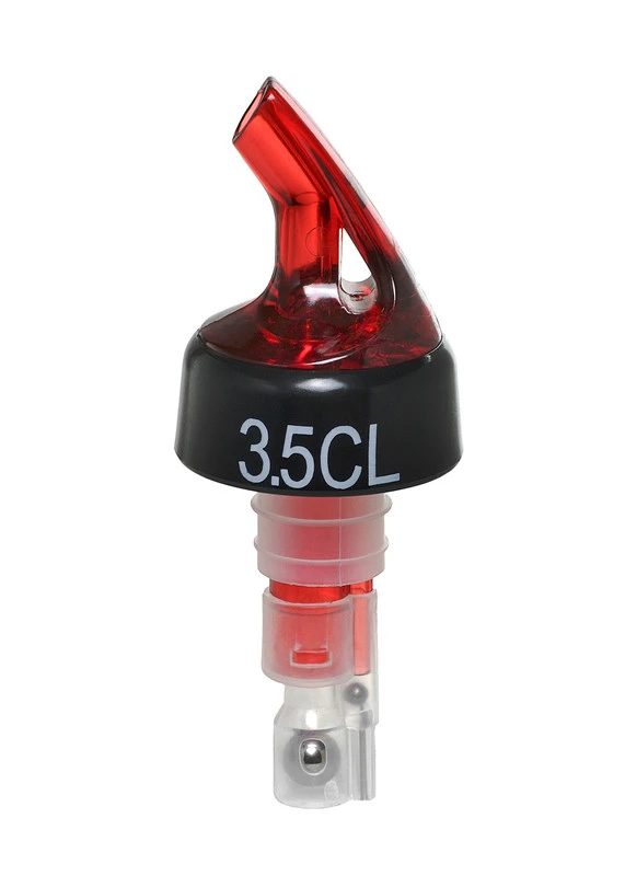 Compact Dosierausgießer 35 ml – Neonrot 5521LR by Fuchs Gastro color Svart
