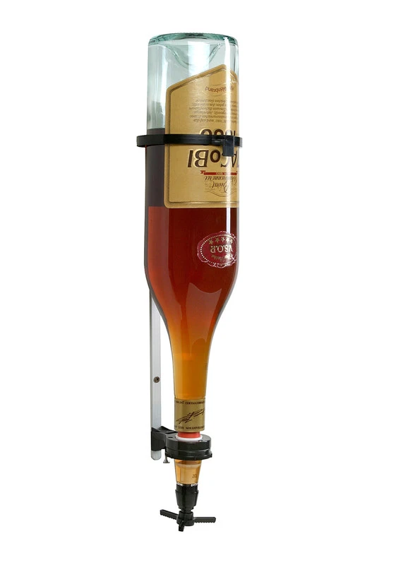 Flaschenhalter inklusive 20 ml Portionierer - 3 Liter 7044LP by Fuchs Gastro color Svart