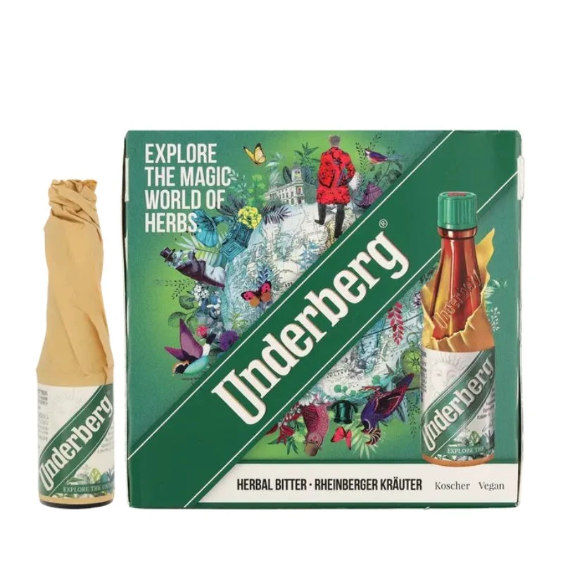 Underberg Bitter 12 x 2 cl 0060505 by UNDERBERG color Svart